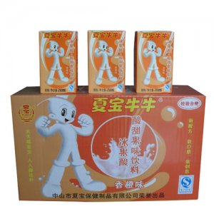 夏宝酸甜果味饮料(香橙)250ml