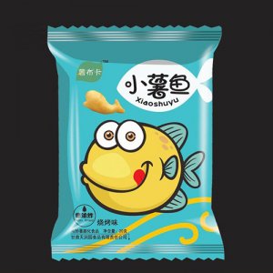 薯布卡充气袋装小薯鱼烧烤味20g