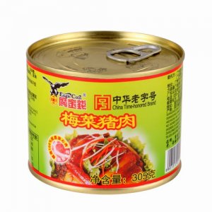 鹰金钱梅菜猪肉罐头305g