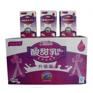 夏宝酸甜乳乳味饮料(蓝莓)250ml