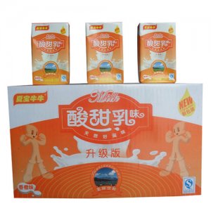 夏宝酸甜乳乳味饮料250ml(香橙)