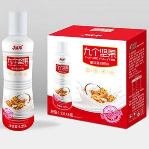 真英雄九个坚果蛋白饮料1.25Lx6