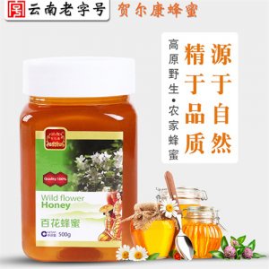 贺尔康百花蜂蜜500g