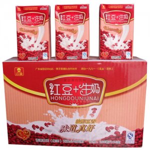 日康红豆+牛奶饮料250ml