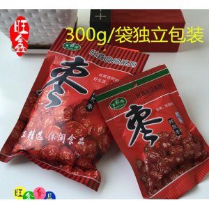 百家思沧州特产无核阿胶枣 棕子蜜枣蜜饯 美容养颜 独立小包装300g每袋