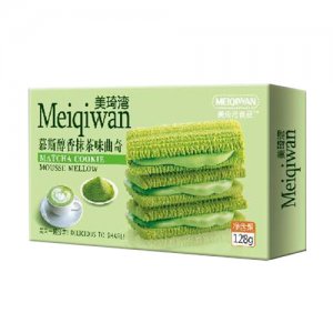 美琦湾慕斯醇香抹茶味曲奇128g