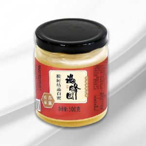福蜂园椴树结晶白蜜500g