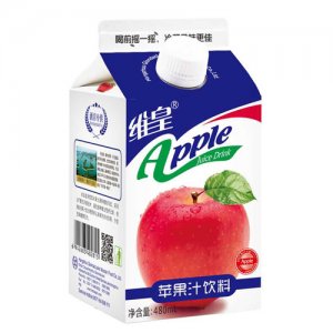 维皇苹果汁480mL