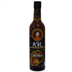 金达莱黑芝麻油428ml