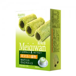 美琦湾小蛋卷抹茶味90g