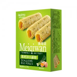 美琦湾小蛋卷香葱味90g