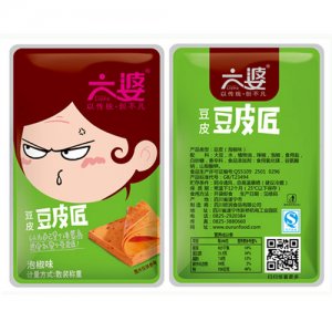 六婆豆皮匠泡椒味散装