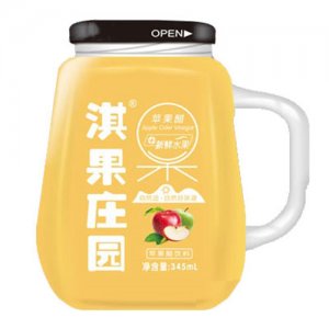 淇果庄园苹果醋饮料345ml