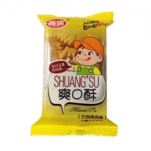 客信爽口酥巴西烤肉味休闲食品