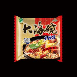 麦稻人家大海碗红烧牛肉面