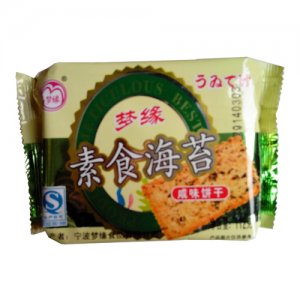 梦缘素食海苔饼干112g