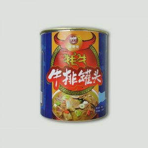 藏寨香牦牛牛排罐头