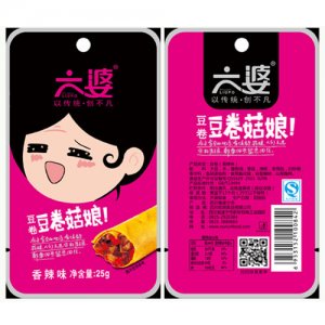 六婆豆卷菇娘香辣味(1元装)