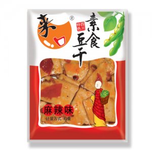 来一口素食豆干麻辣味