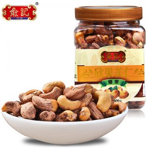 俞记带皮腰果400g