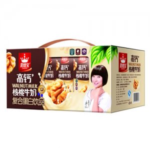 君德宝高钙核桃牛奶蛋白饮品250mlX10盒