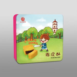 鑫源铁罐装陈皮酥