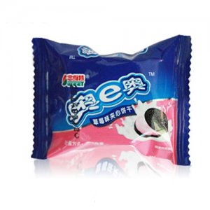 思维特奥e奥草莓味夹心饼干散装