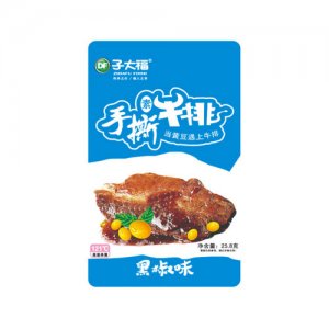 子大福手撕素牛排黑椒