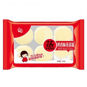 万力奇蒸蛋糕奶香味190g