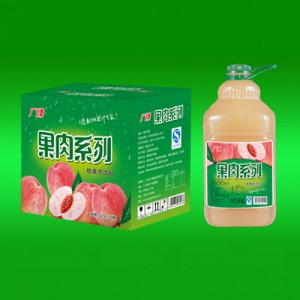 广臻果肉系列桃汁2.5Lx6瓶