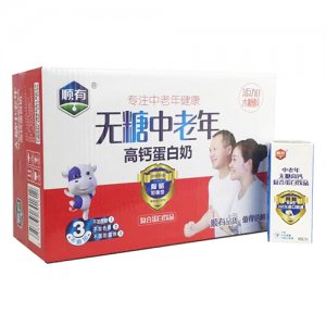 顺有无糖中老年高钙蛋白奶