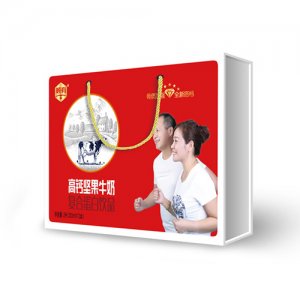 顺有高钙坚果牛奶木盒