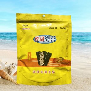 连岛花生夹心海苔100克袋装