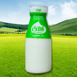 古城瓶装-原味酸牛奶