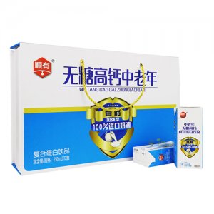 顺有金牌中老年蓝无糖高钙复合蛋白饮品