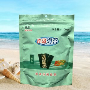连岛芝麻夹心海苔100克袋装