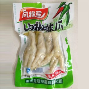 凤将军山椒凤爪100g