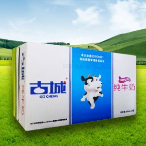 古城盒装纯牛奶