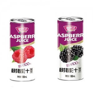 津思味易拉罐装树莓饮料