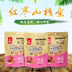 国丰掉渣红枣山楂条