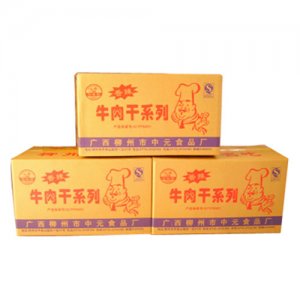 马得利牛肉干箱装