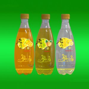 广臻老汽水鲜橙、柠檬、菠萝500mlx15瓶