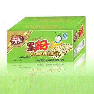 玛芙黑麻子巧克力威化饼干