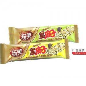 玛芙黑麻子芝麻派巧克力威化饼干