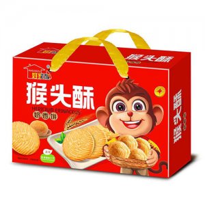 好家族猴头酥奶香饼干礼盒