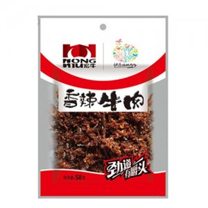 宏牛58g香辣牛肉