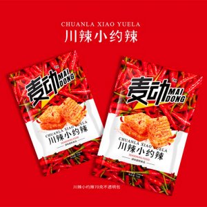 麦动川辣小约辣辣条