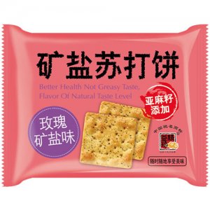 精益珍矿盐苏打饼玫瑰矿盐味