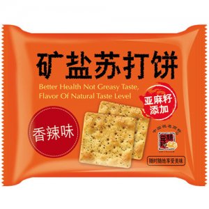 精益珍矿盐苏打饼香辣味