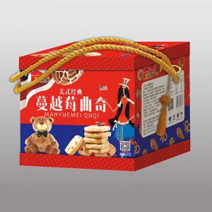 好家族美式经典蔓越莓曲奇饼干礼盒
